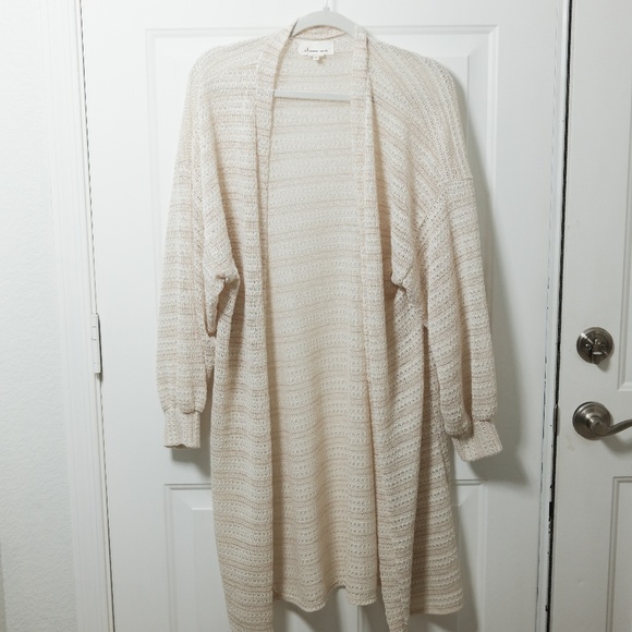 Anthropologie Open Front Long Cardigan ONE SIZE - Picture 1 of 3